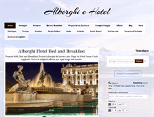 Tablet Screenshot of alberghiehotel.net